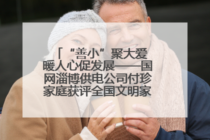“善小”聚大爱 暖人心促发展——国网淄博供电公司付珍家庭获评全国文明家庭背后的文明密码