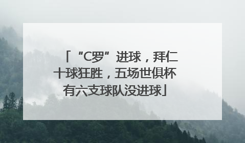 “C罗”进球，拜仁十球狂胜，五场世俱杯有六支球队没进球