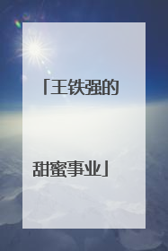 王铁强的甜蜜事业