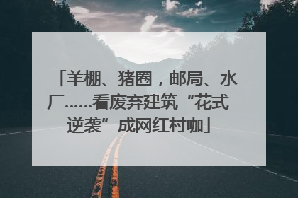 羊棚、猪圈，邮局、水厂……看废弃建筑“花式逆袭”成网红村咖