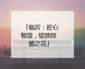 临沂：匠心智造，绽放技能之花