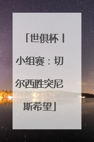 世俱杯丨小组赛：切尔西胜突尼斯希望