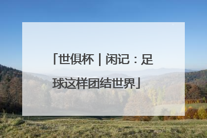 世俱杯｜闲记：足球这样团结世界