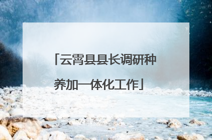 云霄县县长调研种养加一体化工作
