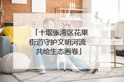 十堰张湾区花果街道守护文明河流 共绘生态画卷