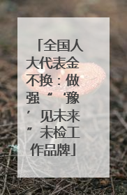 全国人大代表金不换：做强“‘豫’见未来”未检工作品牌