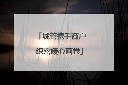 城管携手商户 织密暖心画卷