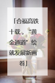 合福高铁十载，“黄金通道”绘就发展新画卷