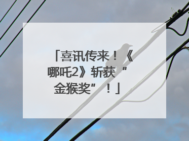 喜讯传来！《哪吒2》斩获“金猴奖”！