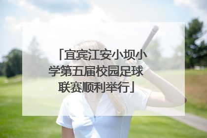 宜宾江安小坝小学第五届校园足球联赛顺利举行