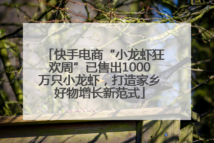 快手电商“小龙虾狂欢周”已售出1000万只小龙虾，打造家乡好物增长新范式