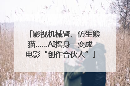 影视机械臂、仿生熊猫……AI摇身一变成电影“创作合伙人”