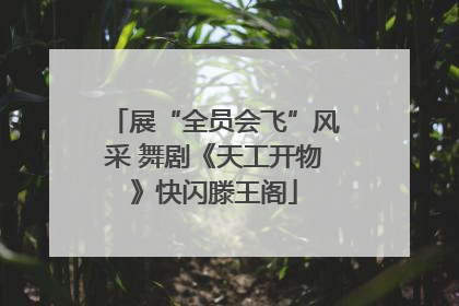 展“全员会飞”风采 舞剧《天工开物》快闪滕王阁