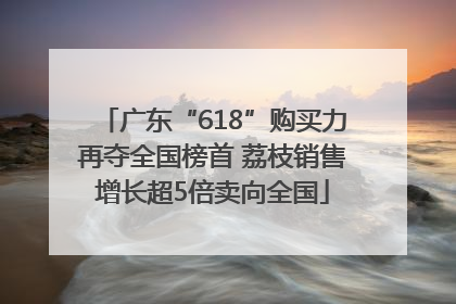 广东“618”购买力再夺全国榜首 荔枝销售增长超5倍卖向全国