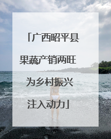 广西昭平县果蔬产销两旺 为乡村振兴注入动力
