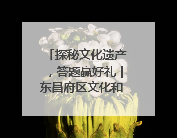 探秘文化遗产，答题赢好礼｜东昌府区文化和自然遗产日主题活动来袭！