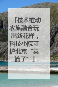 技术推动农旅融合玩出新花样，科技小院守护北京“菜篮子”
