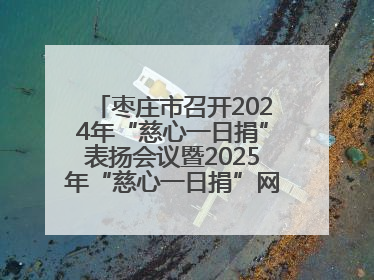 枣庄市召开2024年“慈心一日捐”表扬会议暨2025年“慈心一日捐”网络募捐动员会议