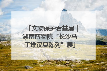 文物保护看基层｜湖南博物院“长沙马王堆汉墓陈列”展