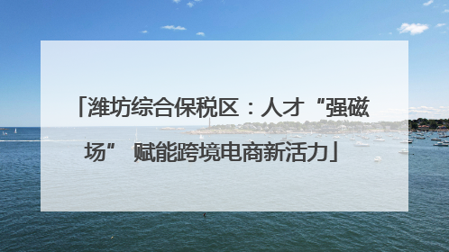 潍坊综合保税区：人才“强磁场” 赋能跨境电商新活力