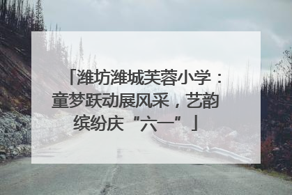 潍坊潍城芙蓉小学：童梦跃动展风采，艺韵缤纷庆“六一”