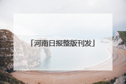 河南日报整版刊发