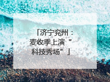 济宁兖州：麦收季上演“科技秀场”