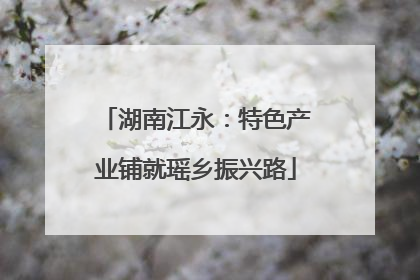 湖南江永：特色产业铺就瑶乡振兴路