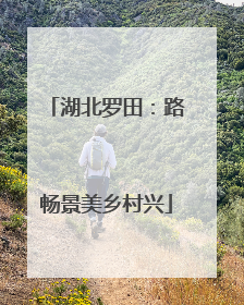 湖北罗田：路畅景美乡村兴