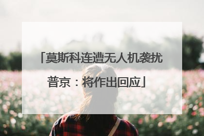 莫斯科连遭无人机袭扰 普京：将作出回应