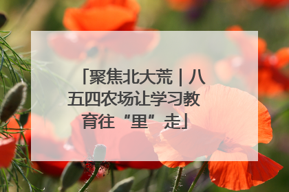 聚焦北大荒｜八五四农场让学习教育往“里”走