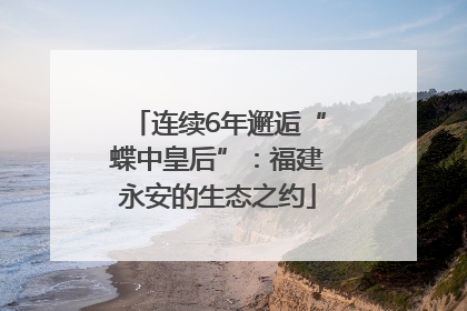 连续6年邂逅“蝶中皇后”：福建永安的生态之约