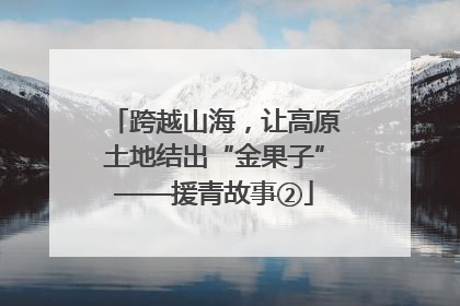 跨越山海，让高原土地结出“金果子”——援青故事②
