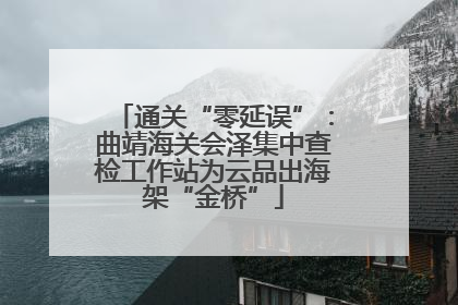 通关“零延误”：曲靖海关会泽集中查检工作站为云品出海架“金桥”