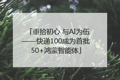 重拾初心 与AI为伍——快递100成为首批50+鸿蒙智能体