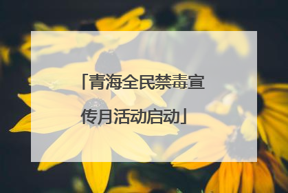青海全民禁毒宣传月活动启动