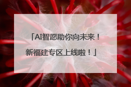 AI智愿助你向未来！新福建专区上线啦！