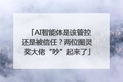 AI智能体是该管控还是被信任？两位图灵奖大佬“吵”起来了